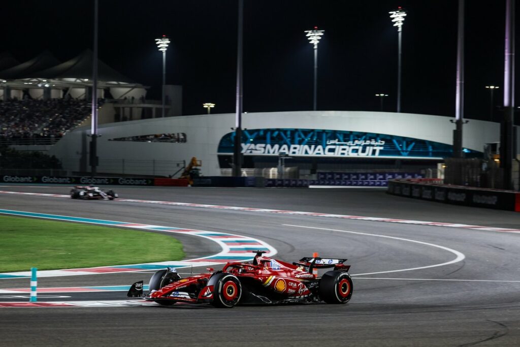 Calendario F1 2025 Charles Leclerc durante il GP di Abu Dhabi