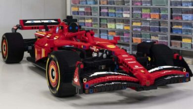 Ferrari F1 Lego in scala 1:1 dimensioni reali