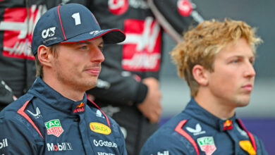 Max Verstappen Liam Lawson Red Bull F1