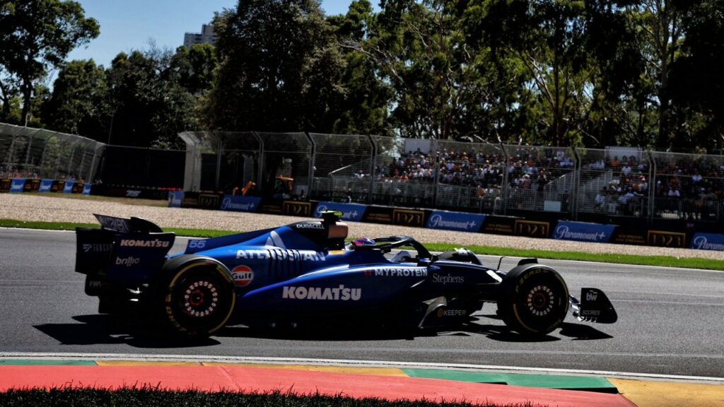 Prove Libere 2 GP Australia Carlos Sainz Williams