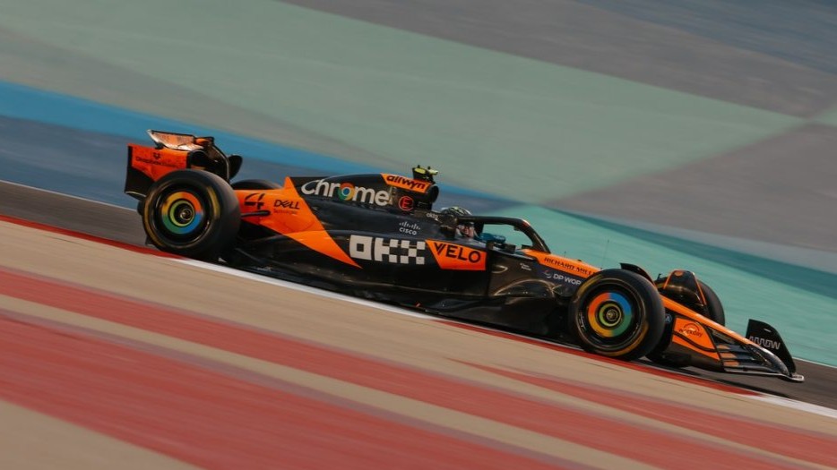 Test Bahrain F1 2025 Lando Norris sulla McLaren MCL39