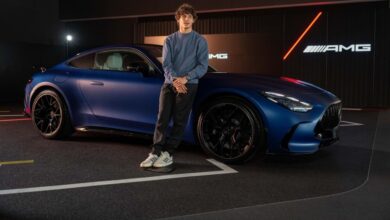 Andrea Kimi Antonelli Mercedes AMG GT 63 S