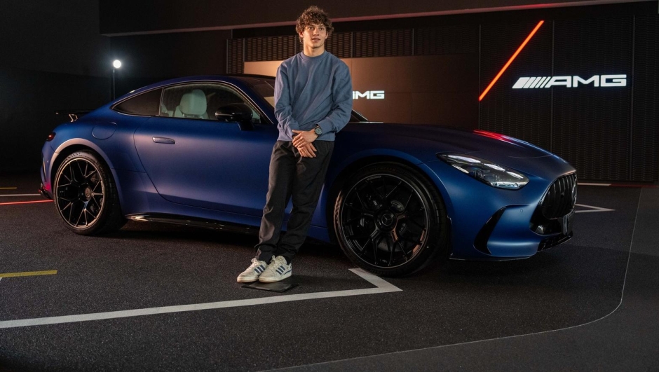 Andrea Kimi Antonelli Mercedes AMG GT 63 S