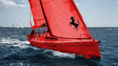 Ferrari barca a vela