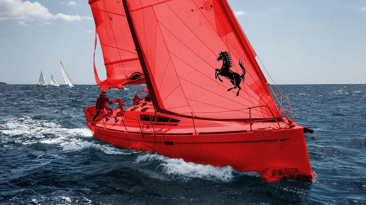 Ferrari barca a vela