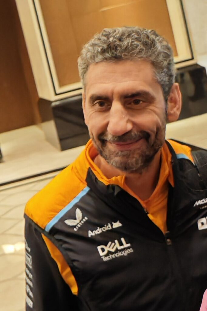 L'ing. Andrea Stella, team principal McLaren