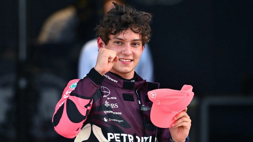 Andrea Kimi Antonelli è l'ultimo pilota italiano ad aver ottenuto una pole position in F1