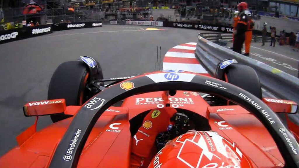 Pole Position giro onboard Charles Leclerc GP Monaco