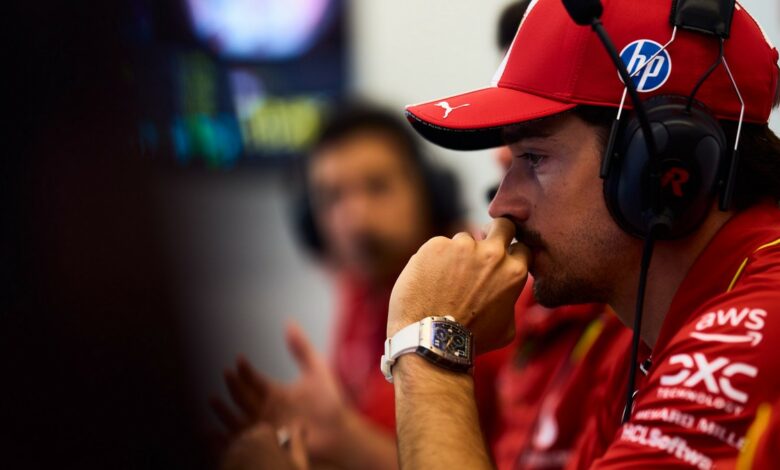 Charles Leclerc ritiro Ferrari