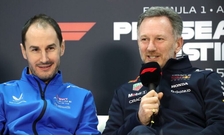 Christian Horner Oliver Oakes team principal Red Bull