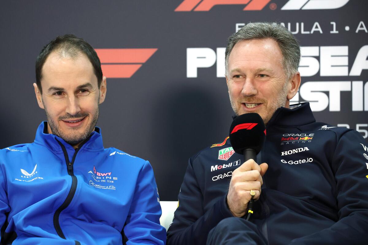 Christian Horner Oliver Oakes team principal Red Bull