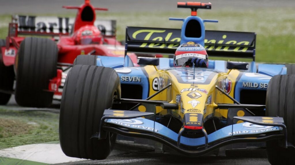 Duello tra Michael Schumacher e Fernando Alonso