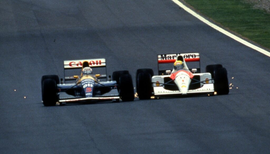 Circuito F1 GP Spagna, Scontro memorabile sul rettilineo del Montmelò tra Senna e Mansell