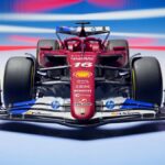 Livrea Ferrari SF-25 GP Miami vista frontale