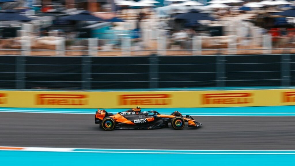 Lando Norris a Miami