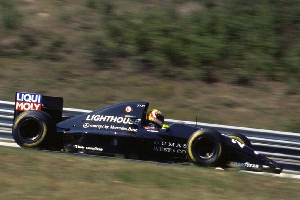 Karl Wendlinger a bordo della Sauber C12 Mercedes Benz