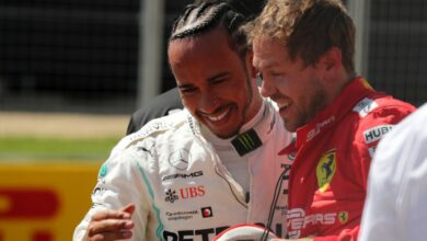 Sebastian Vettel Lewis Hamilton Ferrari