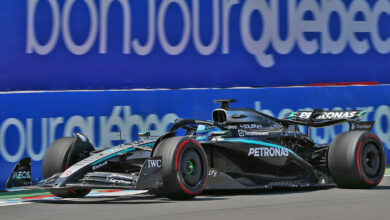 Russell Mercedes in pole al GP del Canada 2025