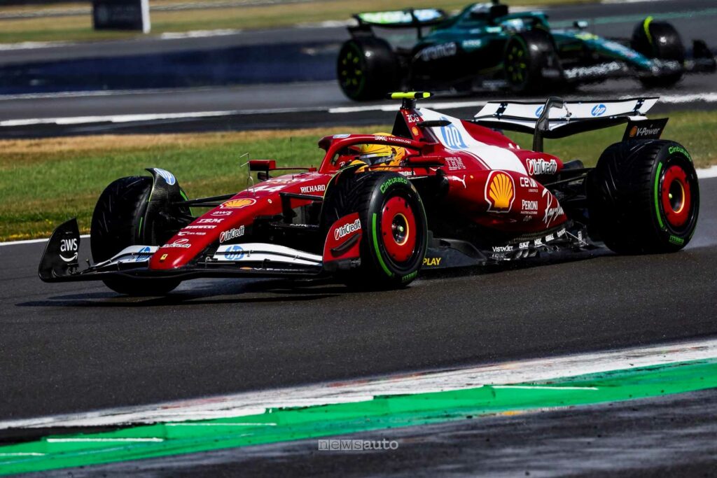 F1 GP Gran Bretagna 2025 Ferrari Lewis Hamilton