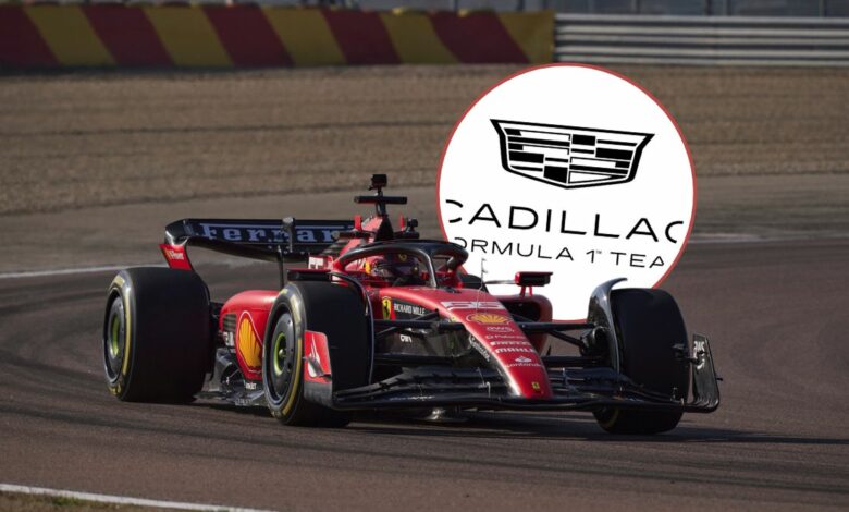 Cadillac test Ferrari F1