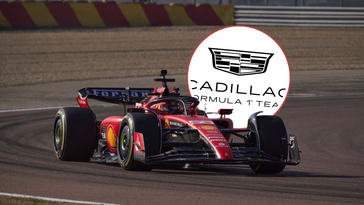 Cadillac test Ferrari F1