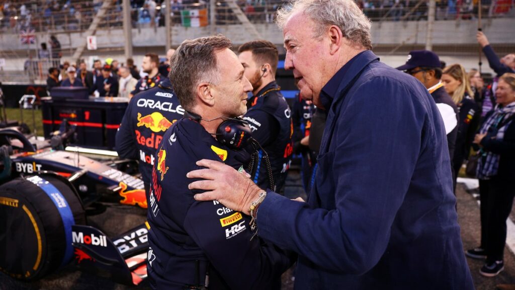 Jeremy Clarkson Christian Horner Red Bull F1