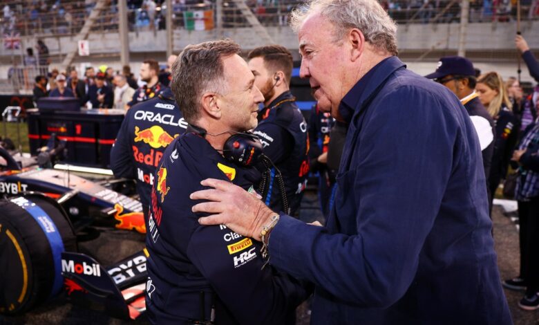 Jeremy Clarkson Christian Horner Red Bull F1
