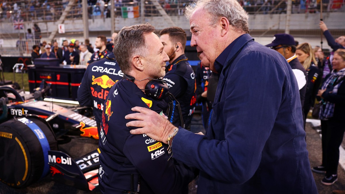 Jeremy Clarkson Christian Horner Red Bull F1