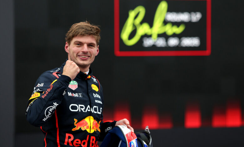 Gara GP Azerbaijan a Baku F1 2025 Max Verstappen Red Bull
