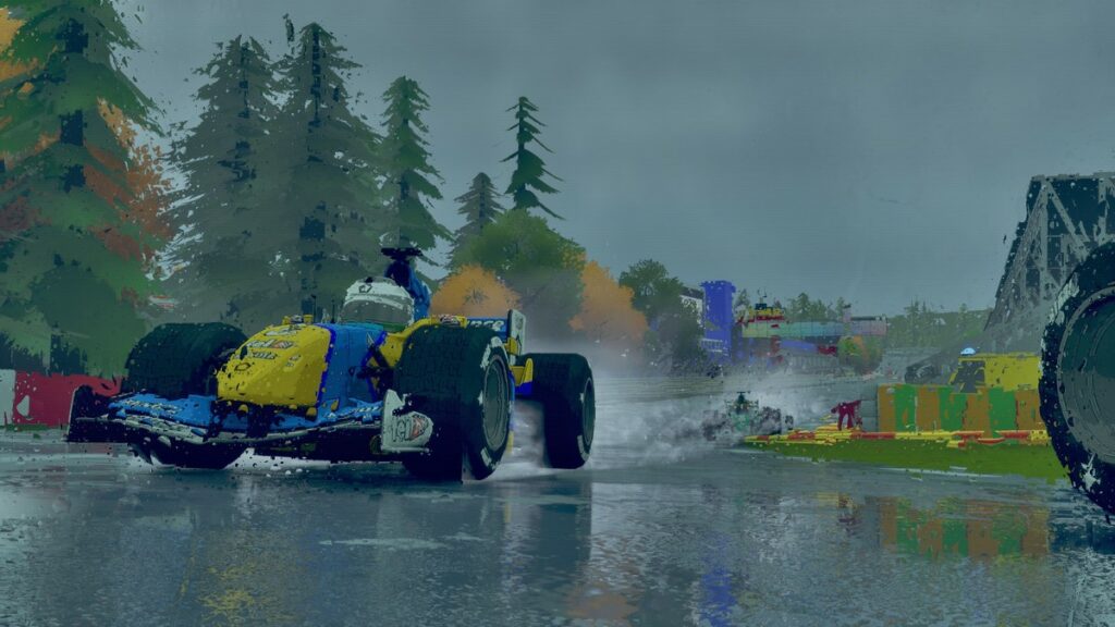 pista bagnata meteo variabile gameplay formula legends