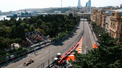 Prove Libere 1 GP Azerbaijan a Baku Lando Norris McLaren