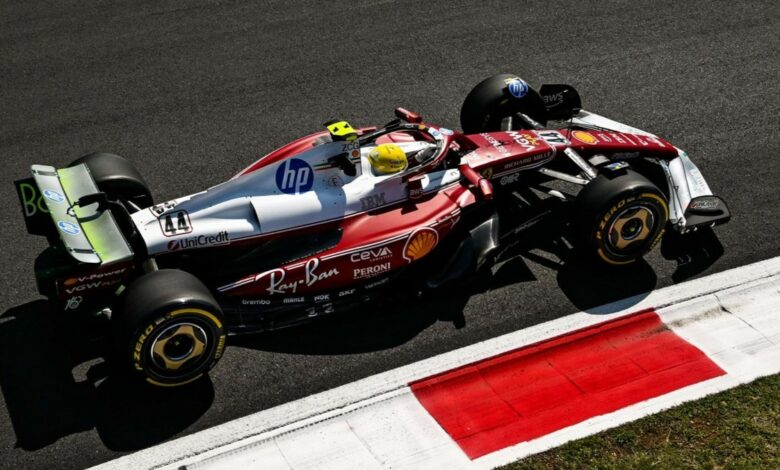 prove libere 1 gp italia a monza lewis hamilton ferrari