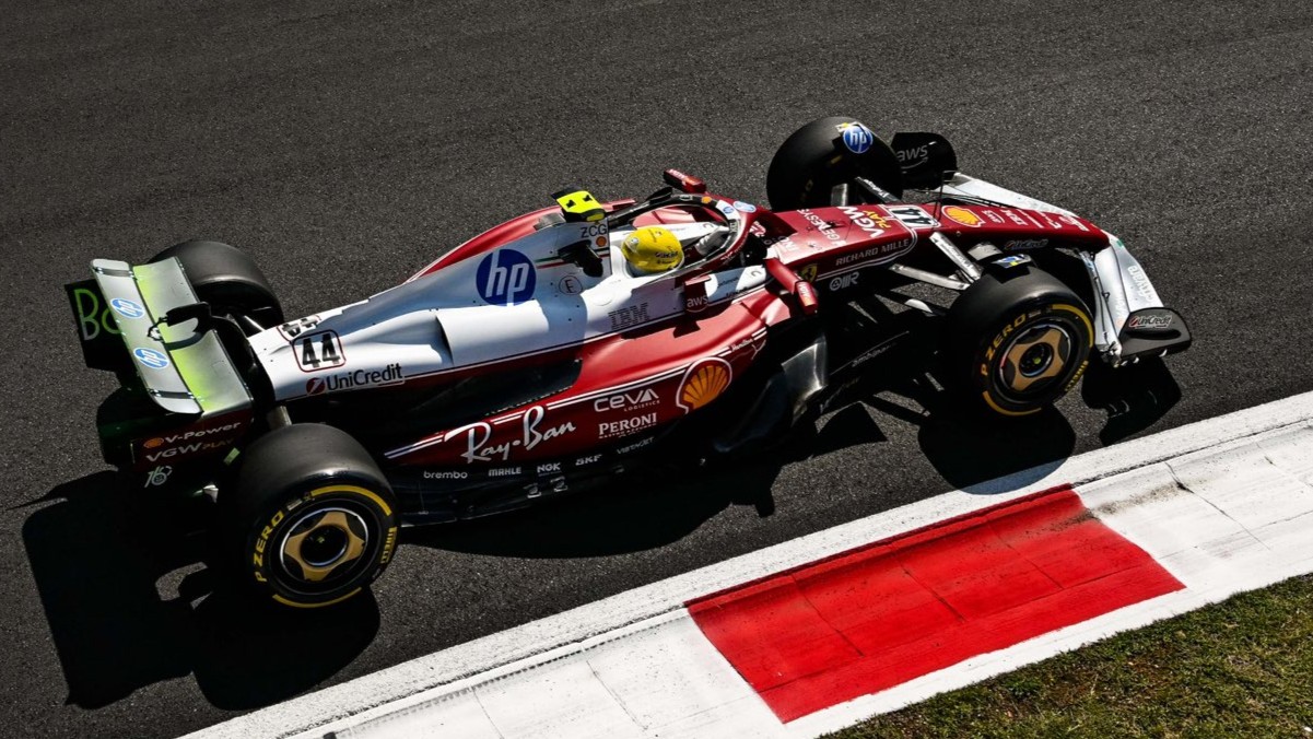 prove libere 1 gp italia a monza lewis hamilton ferrari
