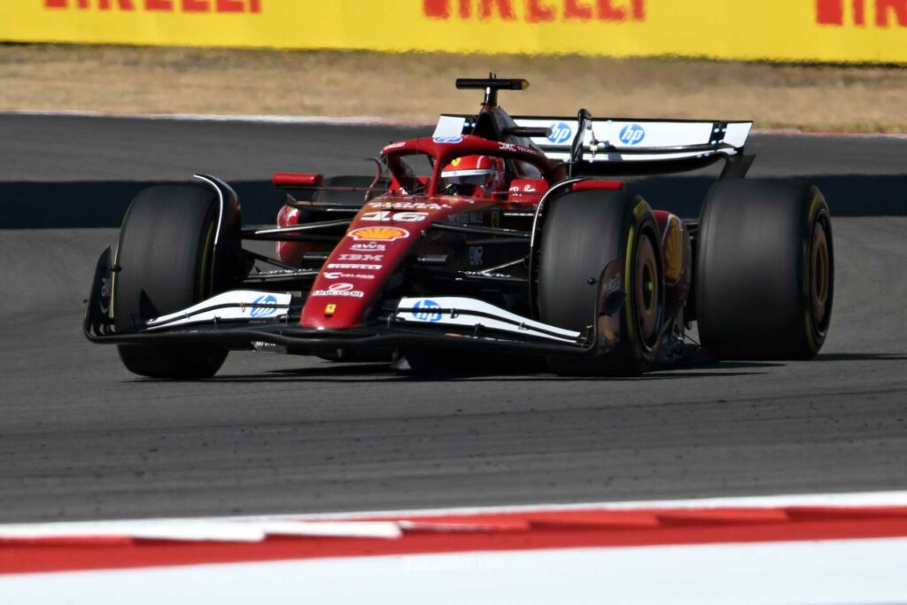 Charles Leclerc ha portato la Ferrari sul podio del GP degli Stati Uniti