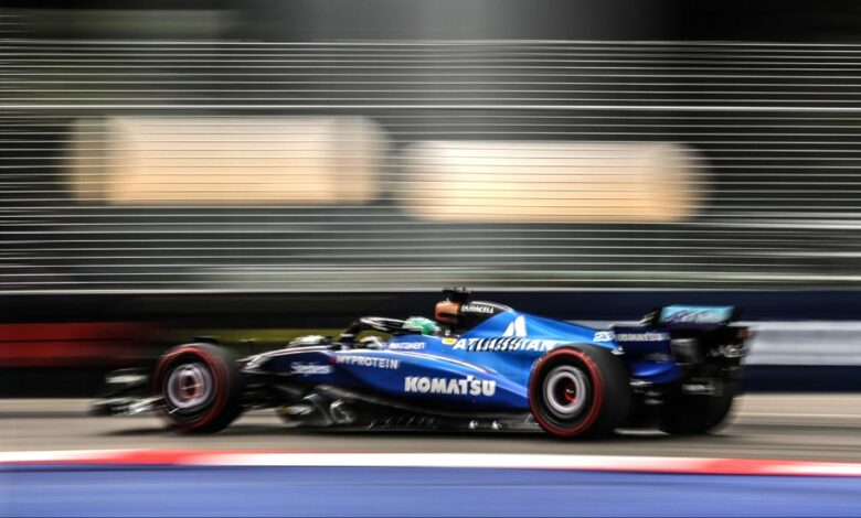 griglia di partenza GP Singapore squalifica Williams Sainz e Albon