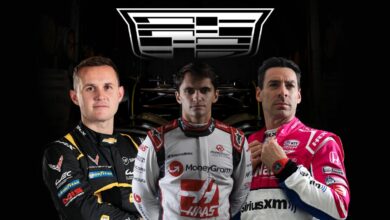 Piloti simulatore Cadillac Charlie Eastwood, Pietro Fittipaldi e Simon Pagenaud