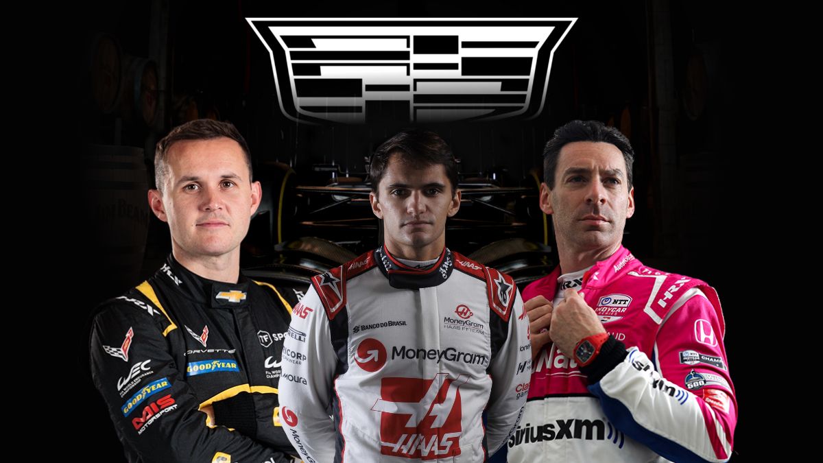 Piloti simulatore Cadillac Charlie Eastwood, Pietro Fittipaldi e Simon Pagenaud