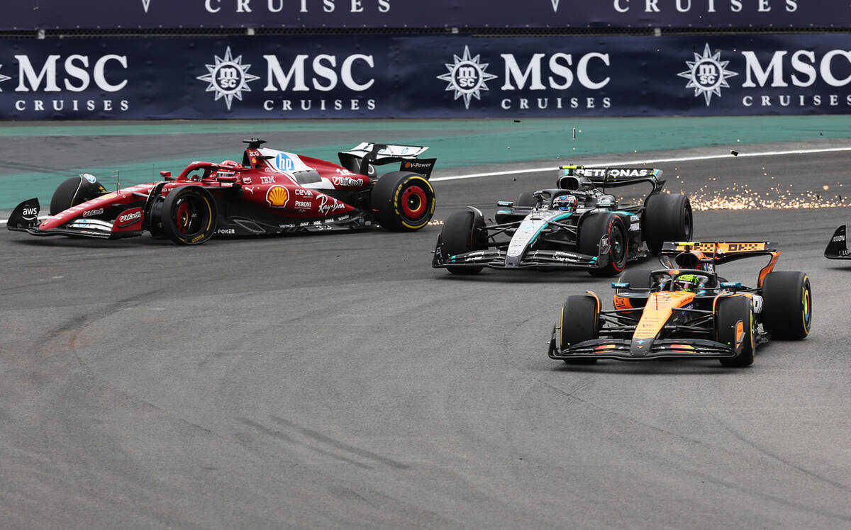 Incidente Leclerc Hamilton Piastri