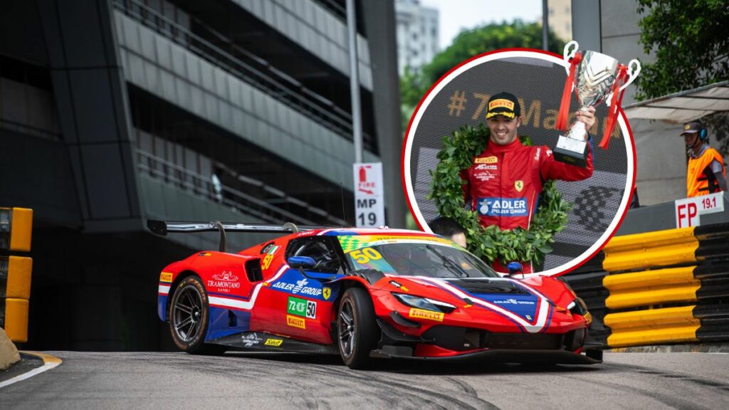 Antonio Fuoco a Macao ha dominato nel Fiat GT World Cup con la Ferrari