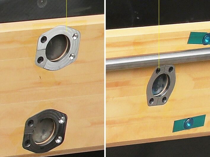 Le Skid Plates in titanio inserite nello Skid Block oggetto di misurazione