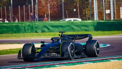 Test Cadillac Perez Ferrari Imola