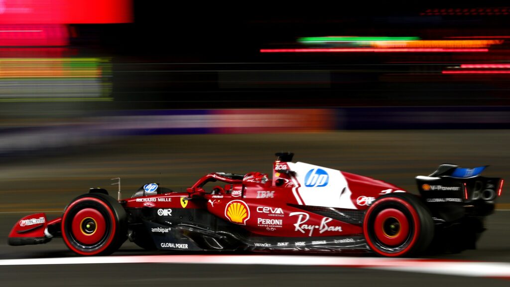Las Vegas GP Free Practice 1 Charles Leclerc Scuderia Ferrari