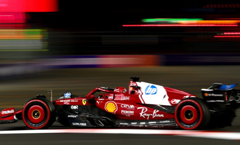 Prove Libere 1 GP Las Vegas Charles Leclerc Scuderia Ferrari