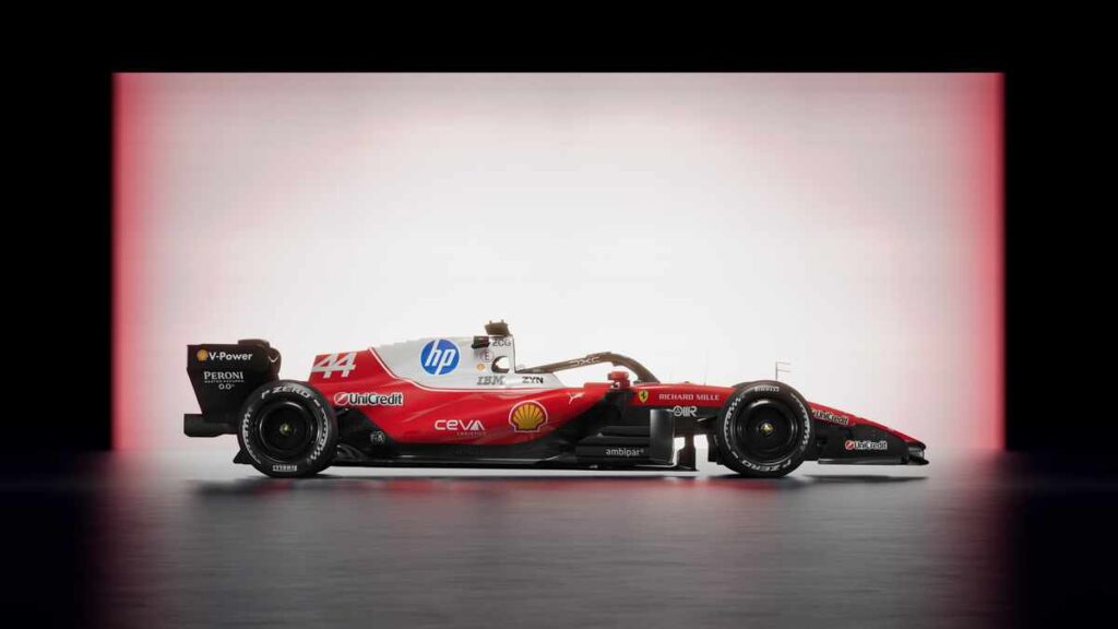 Ferrari SF-26 side view