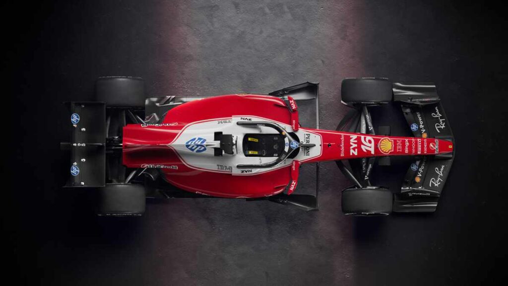 Ferrari SF-26 seen from above