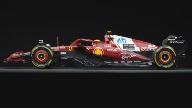Modellino Ferrari Lewis Hamilton Ferrari SF-25 Bburago