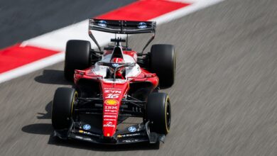 F1 Test Bahrain Leclerc Ferrari