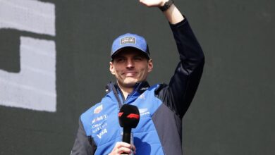 Max Verstappen GP Giappone Suzuka conferenza stampa giornalista The Guardian Giles Richards