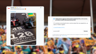 F1 social twitter fan gp australia censura