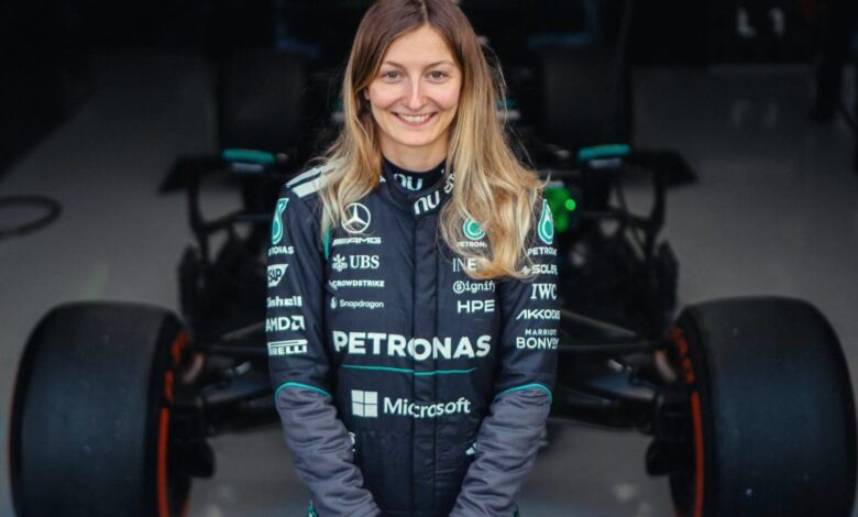 Donne in F1 Doriane Pin F1 Mercedes W12